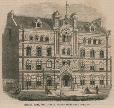 Sailors Home, Well Street, Londýnské doky od English School