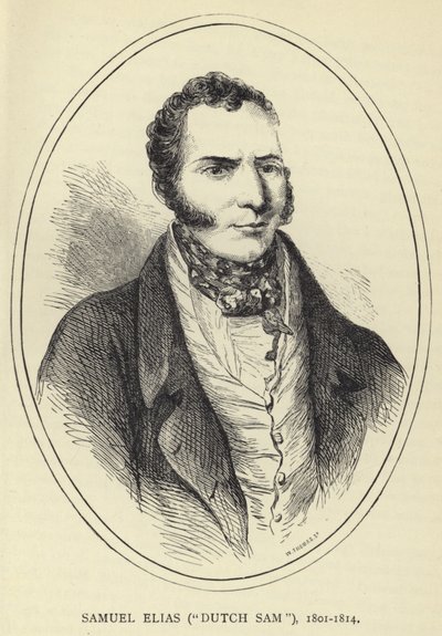 Samuel Elias, holandský Sam, 1801-1814 od English School