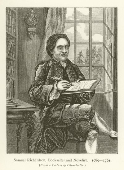 Samuel Richardson, knihkupec a romanopisec od English School