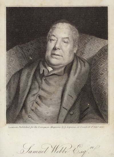 Samuel Webbe , anglický skladatel od English School