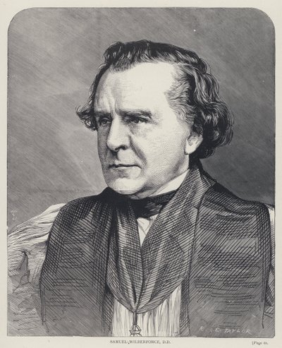 Samuel Wilberforce, DD (rytina) od English School