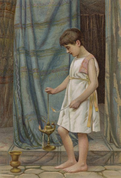 Samuel v chrámu od English School