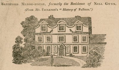Sandford Manor House, Fulham, Londýn, dříve bydliště Nell Gwynne od English School