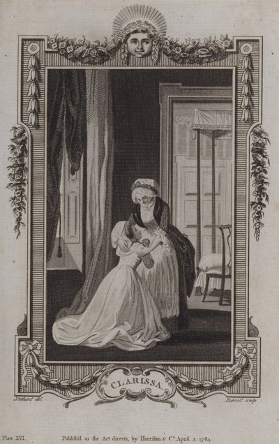 Scéna z Clarissy od Samuela Richardsona od English School