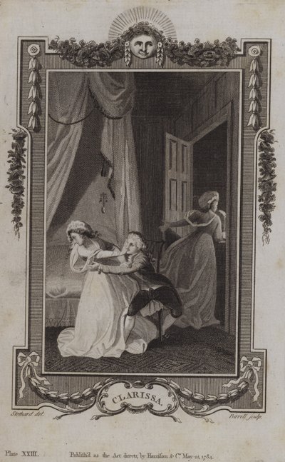 Scéna z Clarissy od Samuela Richardsona od English School