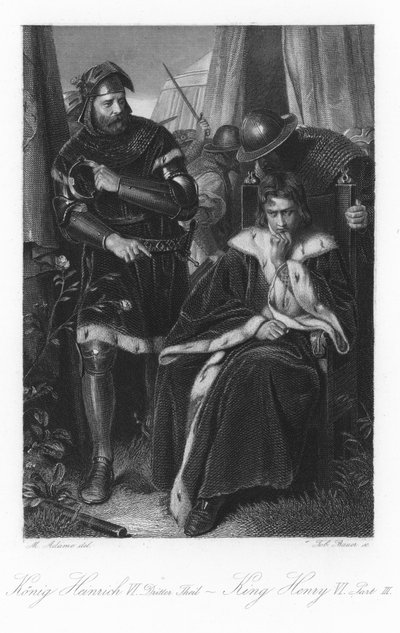 Scéna z krále Jindřicha VI. část III od English School