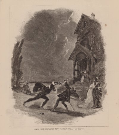 Szene aus Salvayres neuer Pariser Oper "Le Bravo" von English School