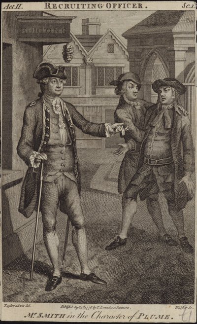 Scéna z Recruiting Officer od English School