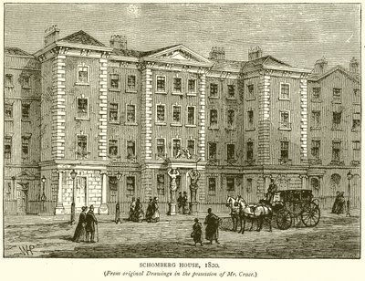 Schombergův dům, 1820 od English School