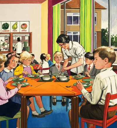 Paní školní večeře od English School