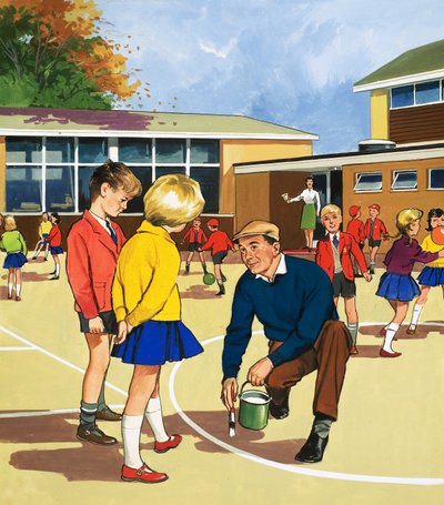Školník a pomocný dělník od English School