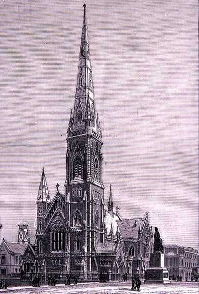 Scots Church, Collins Street, Melbourne, Austrálie, z 