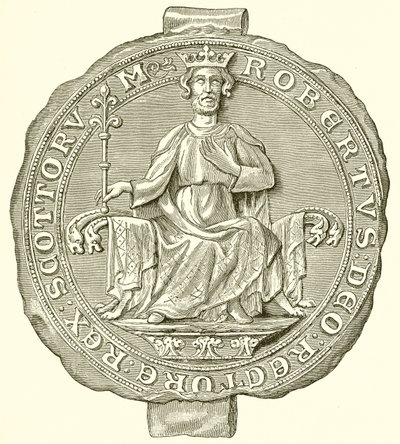Pečeť Roberta Bruce, skotského krále od English School