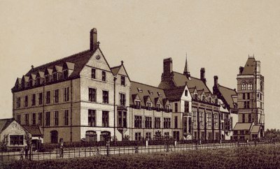 Námořnický sirotčinec, Liverpool (litografie) od English School