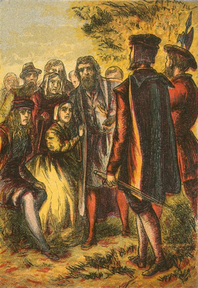 Zabavení protestantů v Islingtonu od English School