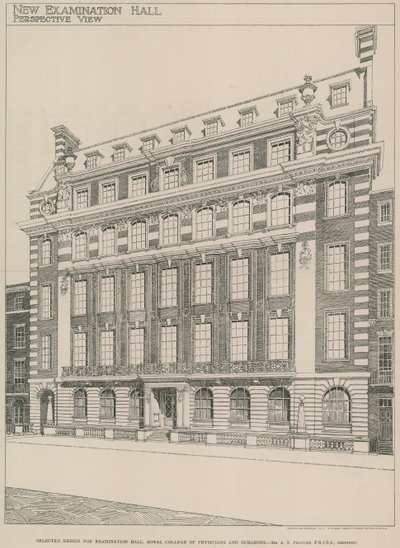 Vybraný design pro Examination Hall, Royal College of Physicians and Surgeons od English School