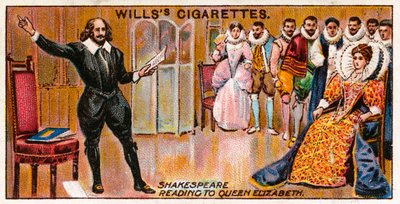 Shakespeare čte královně Alžbětě od English School