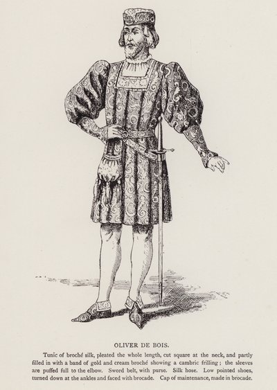 Shakespeare Jak se vám líbí: Oliver De Bois (litho) od English School