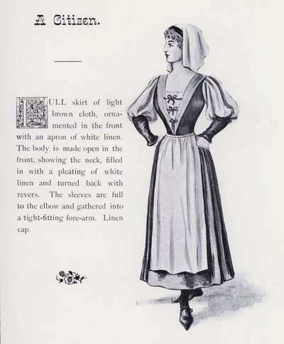 Shakespearův král Richard III.: Občan (litho) od English School