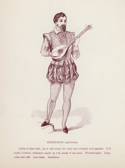 Shakespearovo Zkrocení zlé ženy: Hortenzie, 2. šaty (obrázky) od English School
