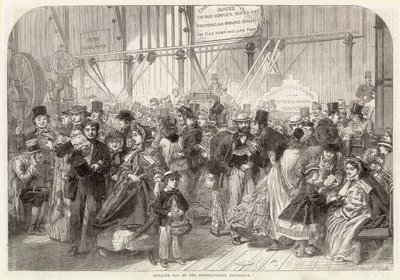 Šilinkový den na mezinárodní výstavě 1862 od English School