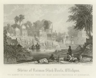 Svatyně Raiman Shah Doola, Ellichpur, Indie od English School