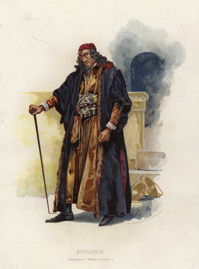 Shylock ze Shakespearova Kupce benátského od English School