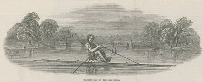 Siamská loď na Serpentine, Hyde Park, Lon od English School
