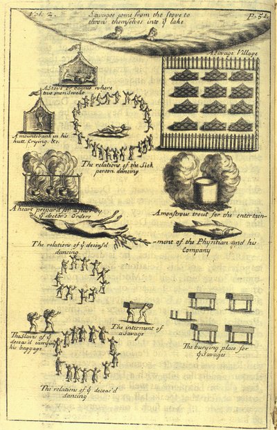Rituály nemoci a smrti, 1703 od English School