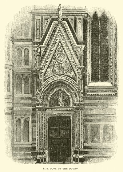 Boční dveře Duomo od English School