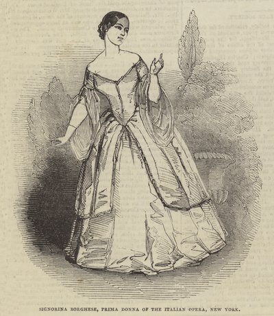 Signorina Borghese, Prima Donna z italské opery v New Yorku od English School