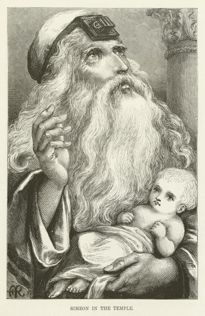 Simeon v chrámu od English School