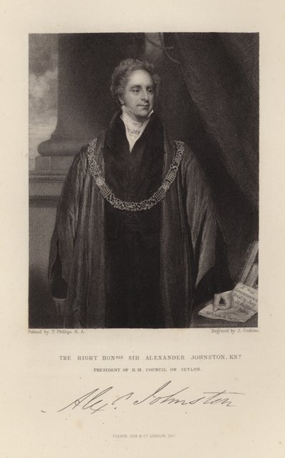 Sir Alexander Johnston od English School