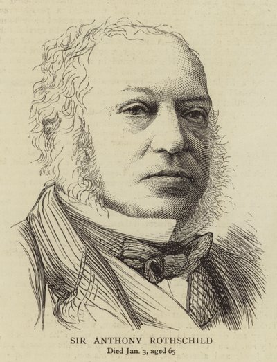 Sir Anthony Rothschild (rytina) od English School