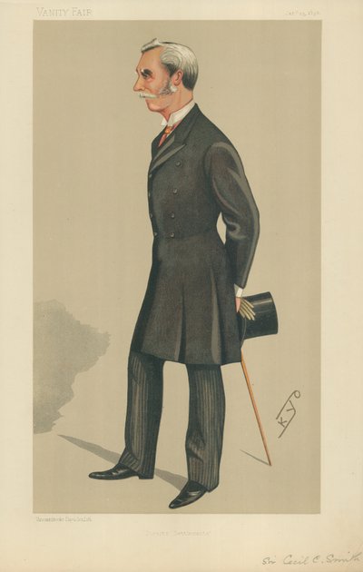Sir Cecil Clementi Smith, Straits Settlements, 23. ledna 1892, karikatura Vanity Fair od English School