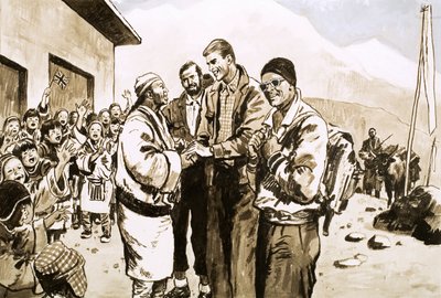 Sir Edmund Hillary znovu navštíví Nepál v roce 1963 od English School