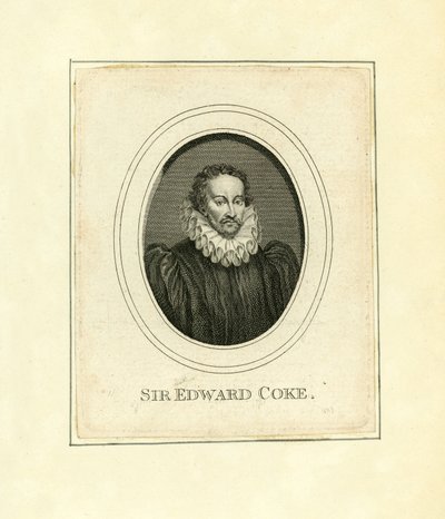 Sir Edward Coke od English School
