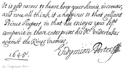 Sir Endymion Porter od English School