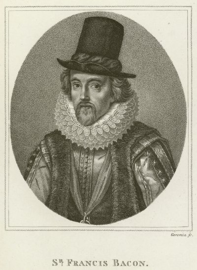 Sir Francis Bacon (rytina) od English School