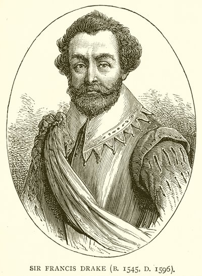 Sir Francis Drake (nar. 1545, nar. 1596) od English School