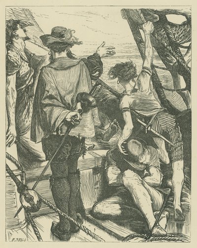 Sir Francis Drake (rytina) od English School
