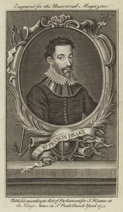 Sir Francis Drake od English School