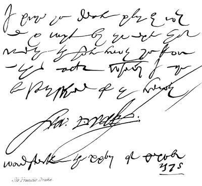 Sir Francis Drake od English School