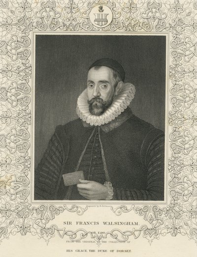Sir Francis Walsingham (rytina) od English School