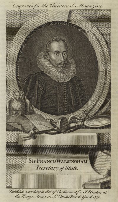 Sir Francis Walsingham, ministr zahraničí od English School