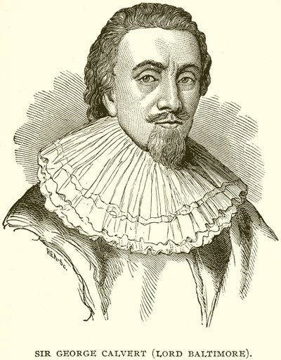 Sir George Calvert (Lord Baltimore) od English School