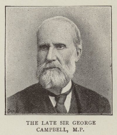Sir George Campbell (rytina) od English School