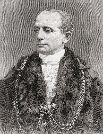 Sir George Faudel Faudel-Phillips od English School