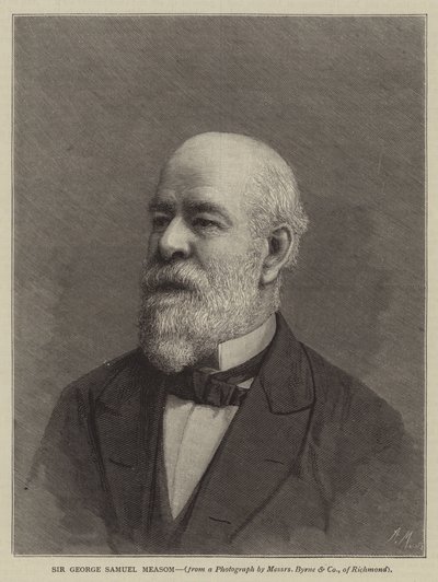 Sir George Samuel Measom (rytina) od English School