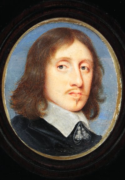 Sir Henry Vane The Younger (akvarel na pergamenu) od English School